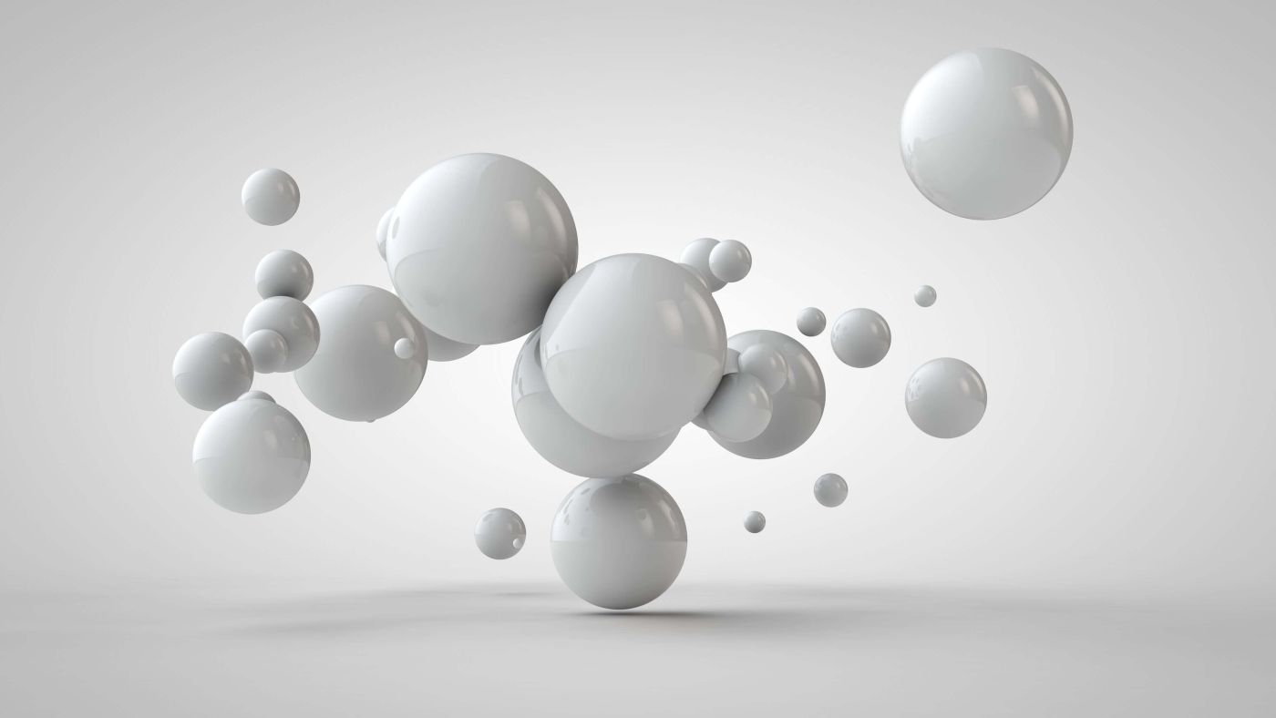 Kugeln die umherfliegen