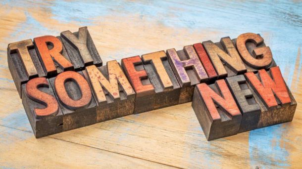 Schrift: Try something new. Was treibt agile Organisationen an?